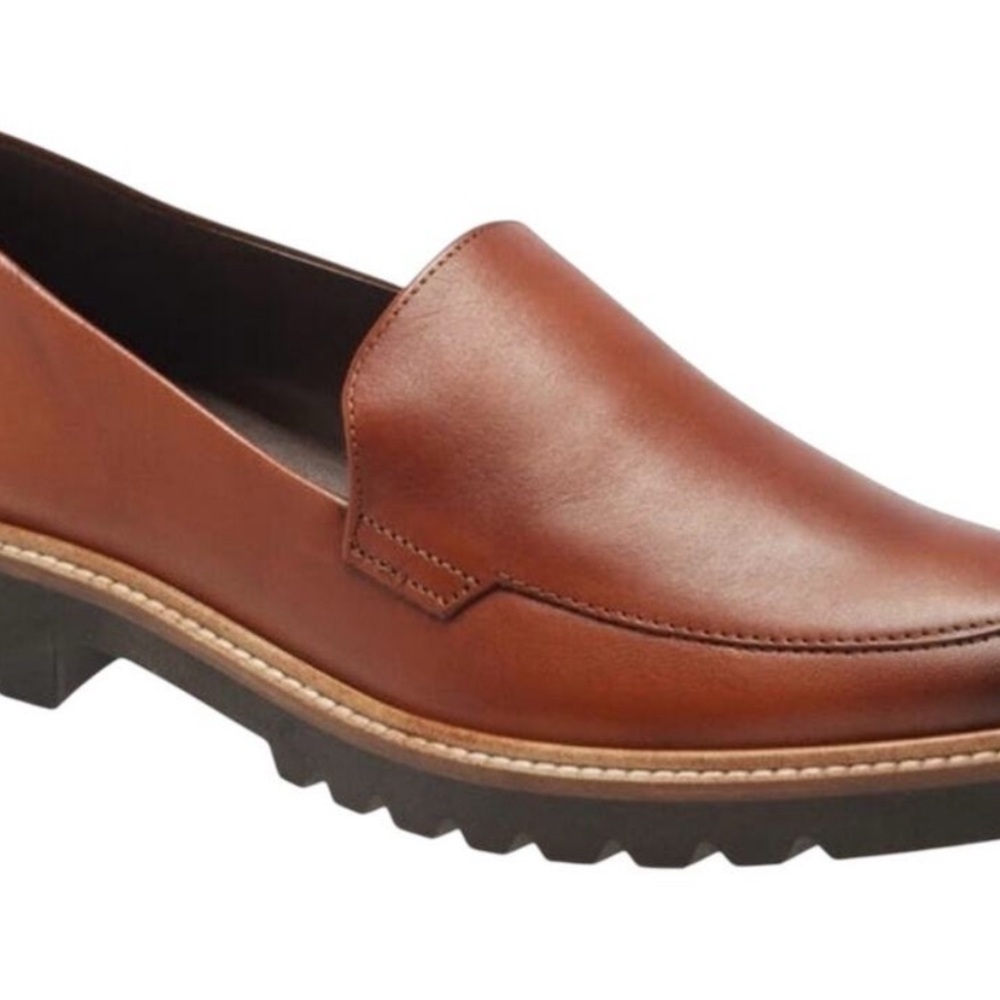 New w/box Women’s ECCO Brown Incise Tailored Loafer Size 10